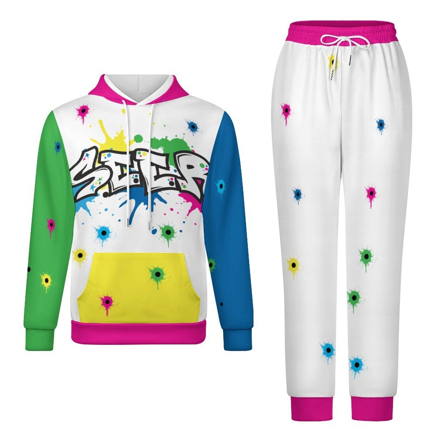 White Taking Shots Jumpsuit