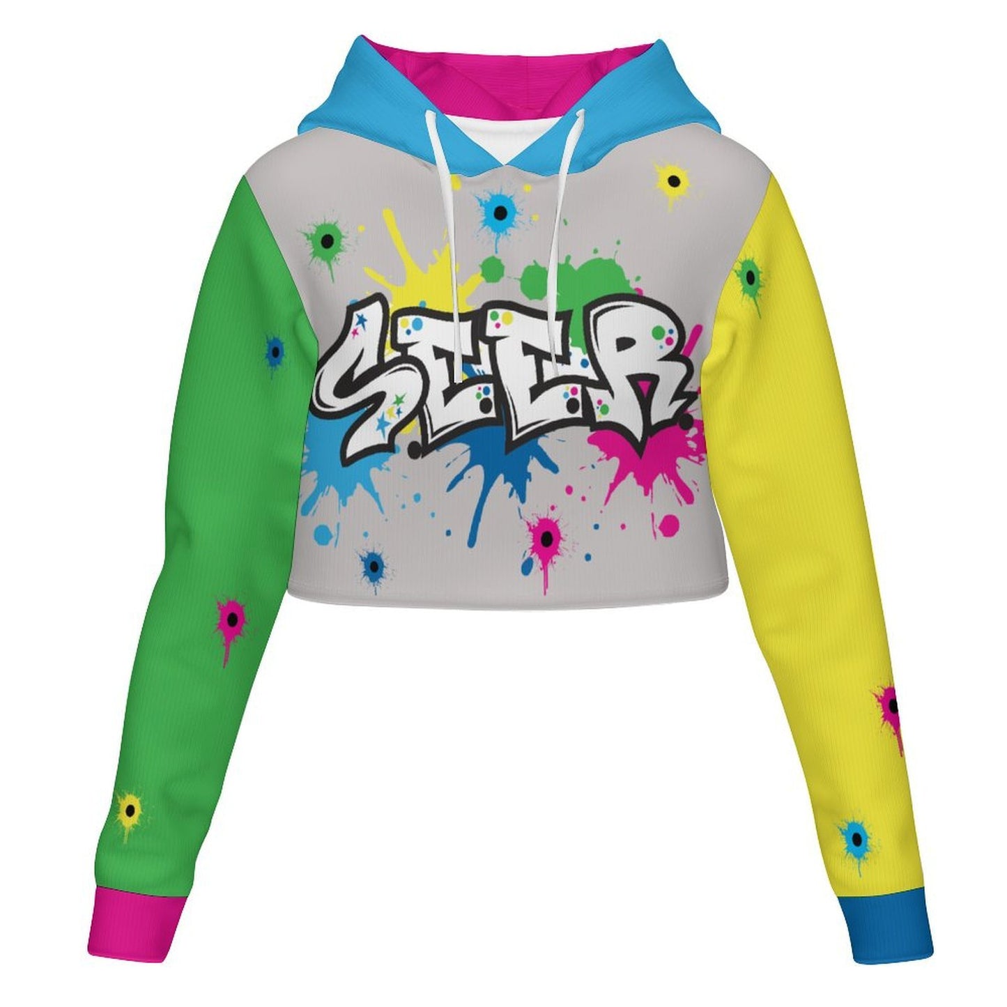 Gray Cropped Topped Taking Shots