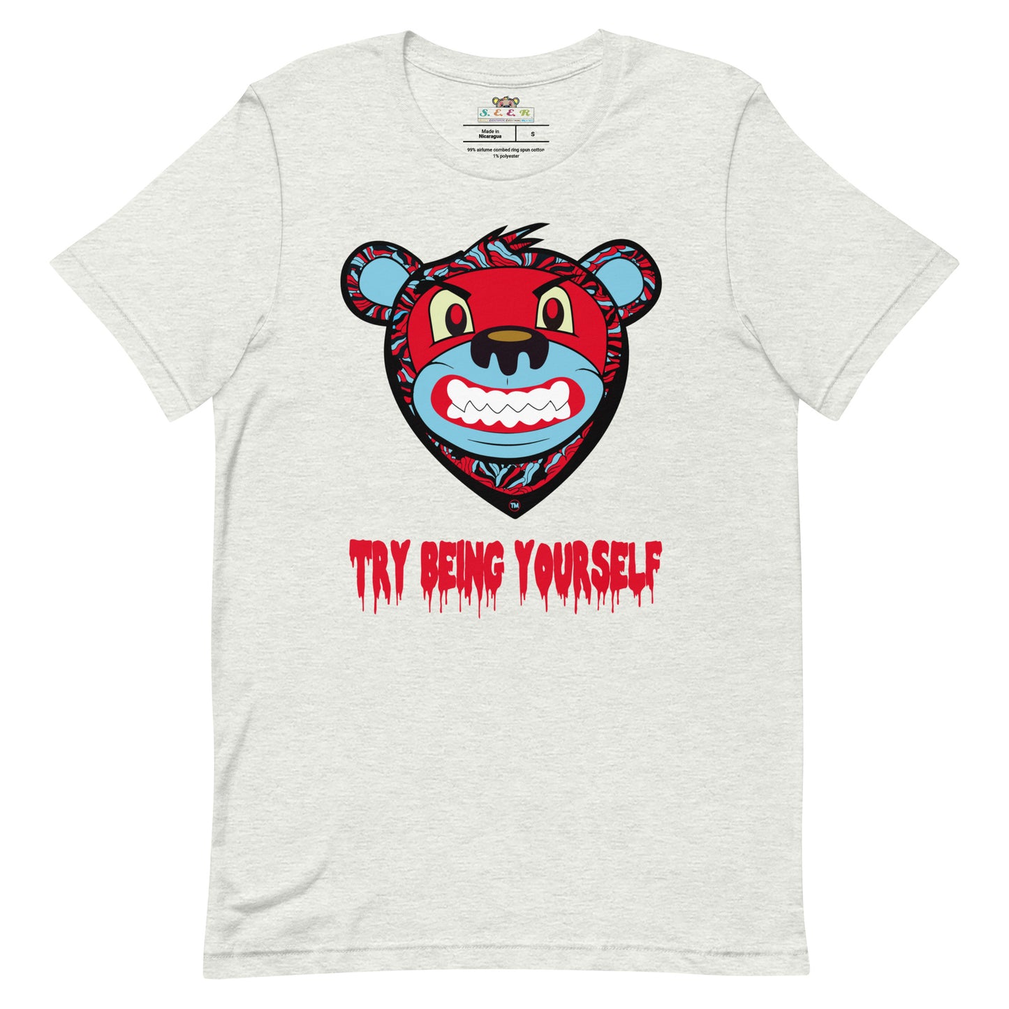 Try being yourself Unisex t-shirt