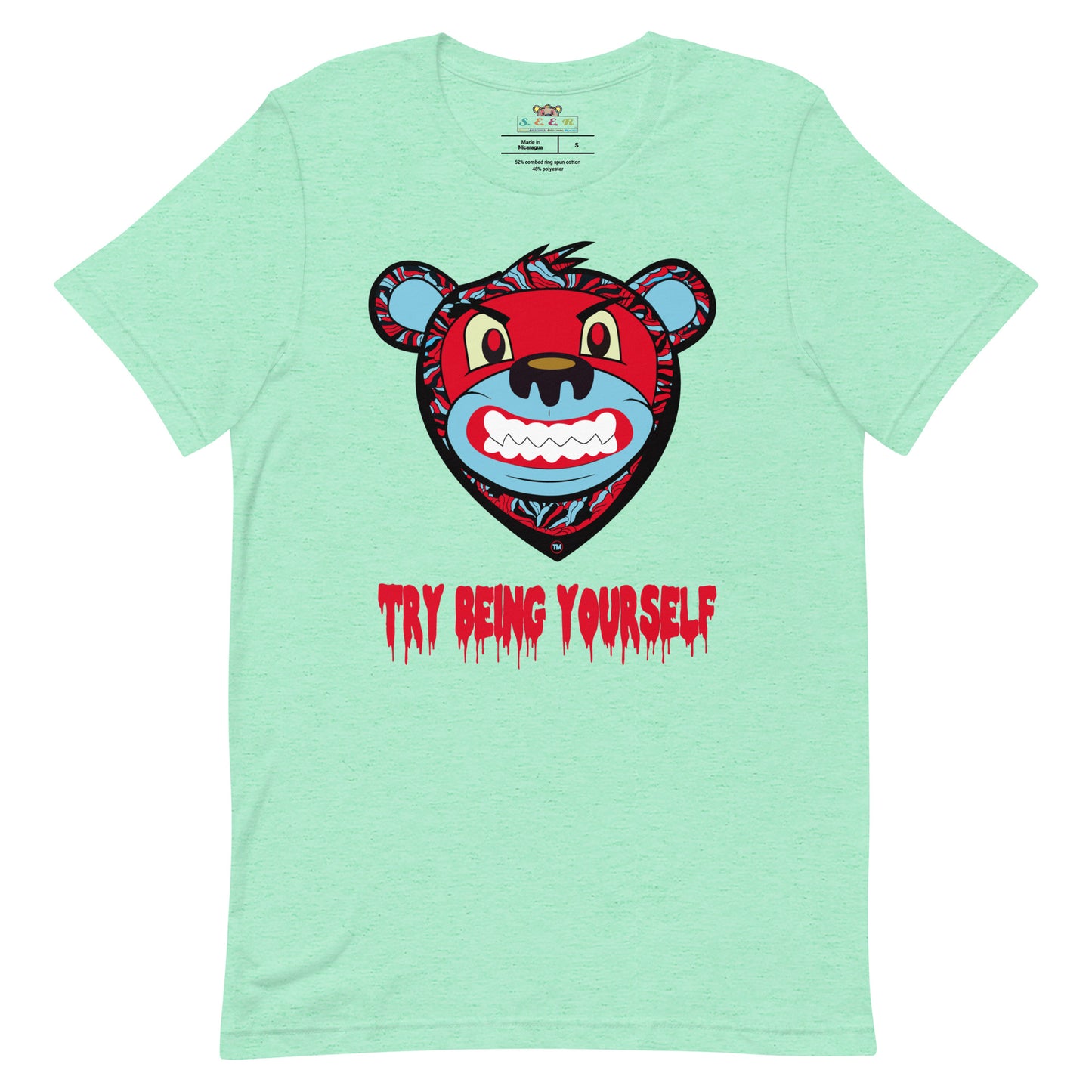 Try being yourself Unisex t-shirt