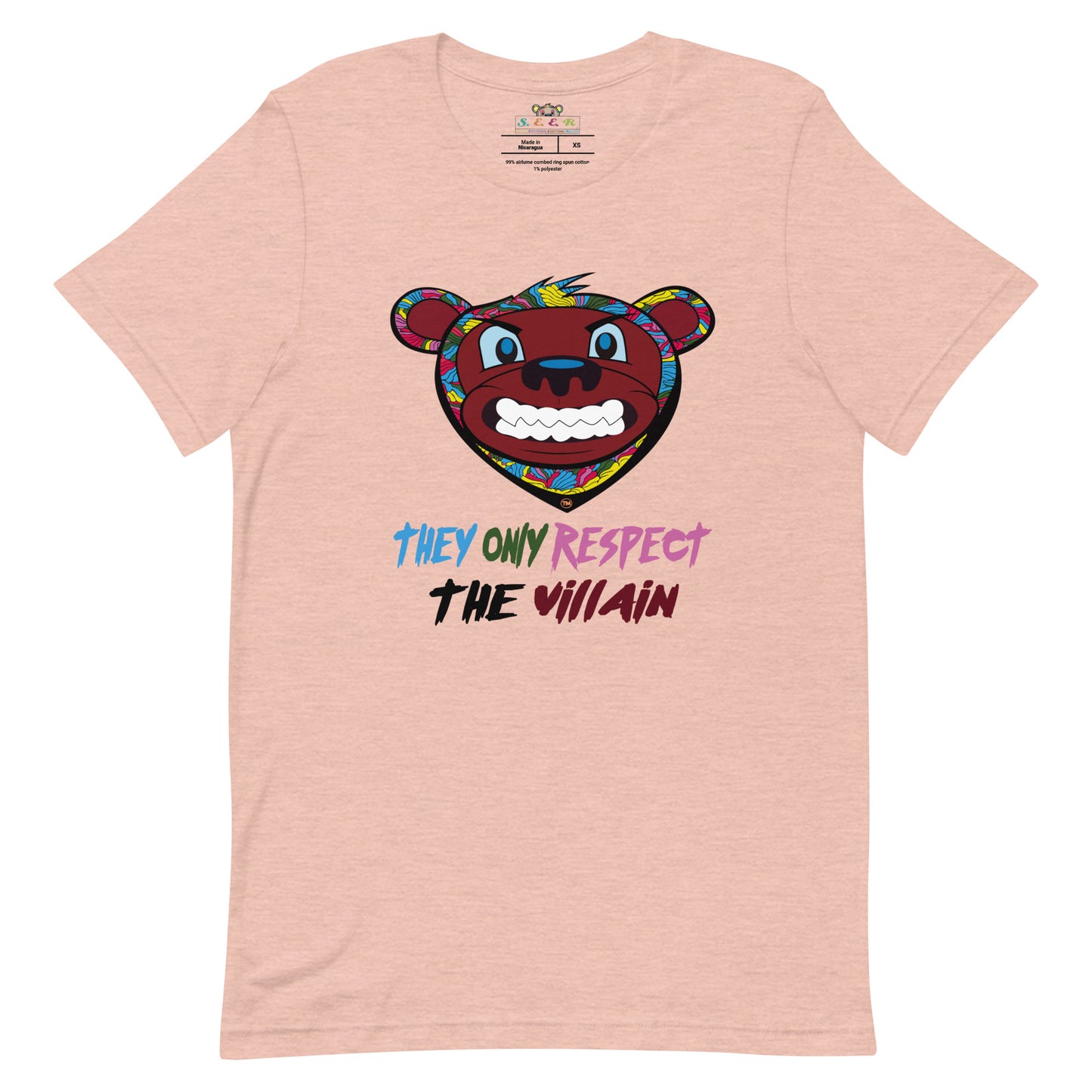 They Only Respect the Villain Unisex t-shirt