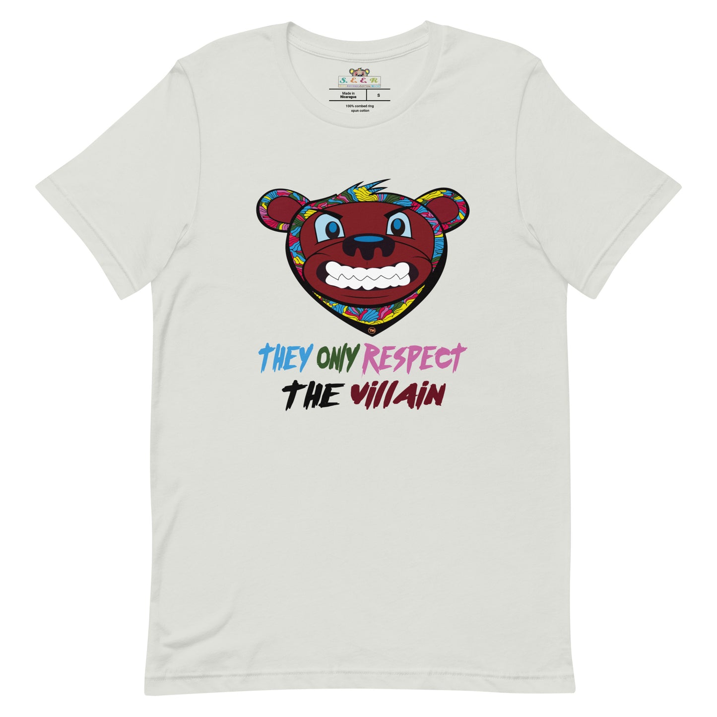 They Only Respect the Villain Unisex t-shirt