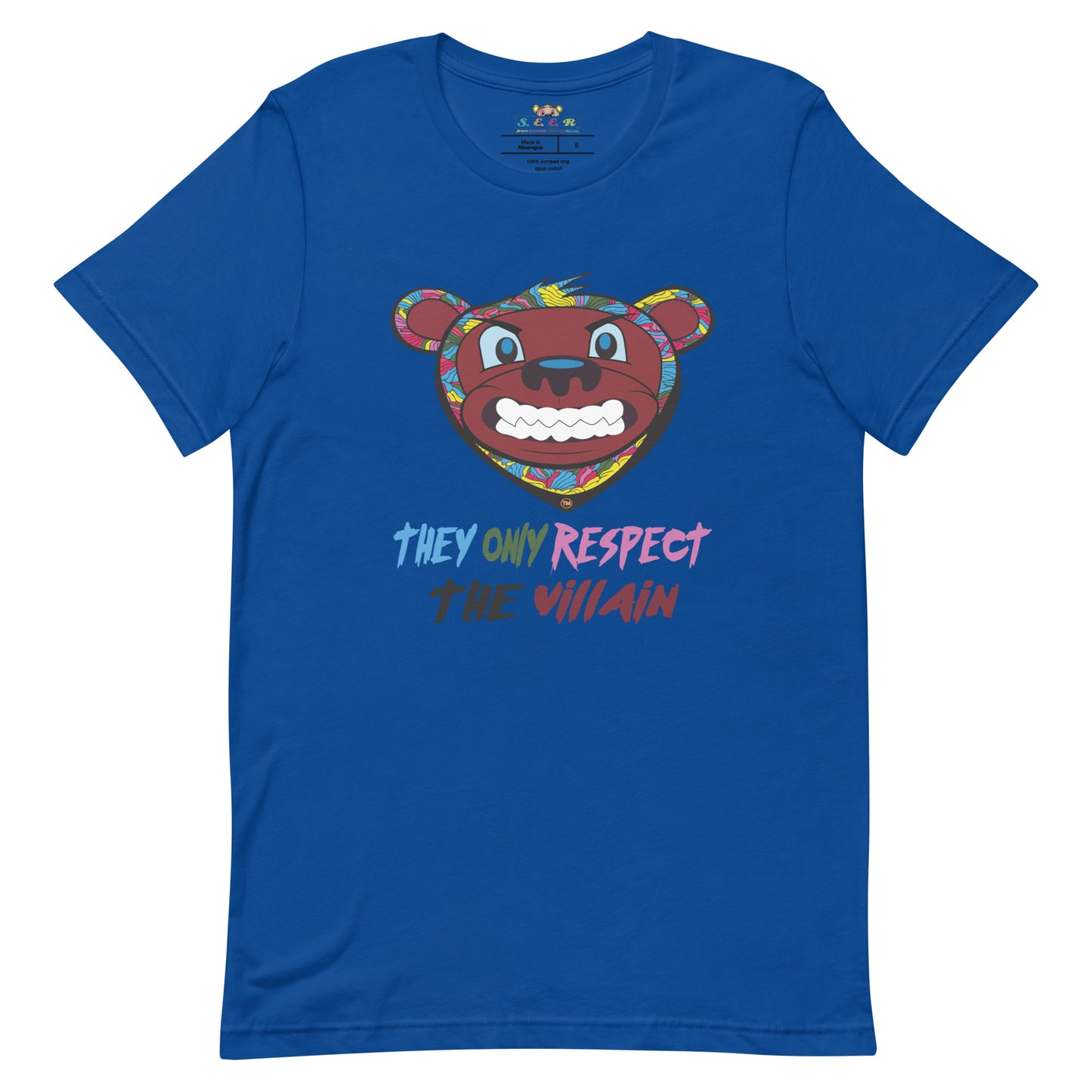 They Only Respect the Villain Unisex t-shirt