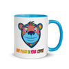 Who Pissed in your coffee!!! Mug with Color Inside